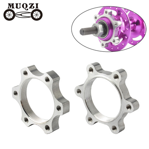 2PCS MTB Disc Brakes Flanges 44mm/48mm Adapter Plate Screw thread Locknut Switchboar  Heavy Firing CD Disc Tray Bicycle Brakes ► Photo 1/6