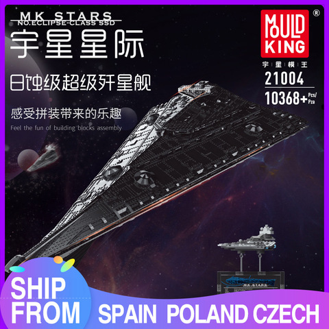 MOULD KING Building Blocks Star Plan The Eclipse-Class Dreadnought model sets Assemble Bricks Kits Kids DIY Toys Birthday Gifts ► Photo 1/6