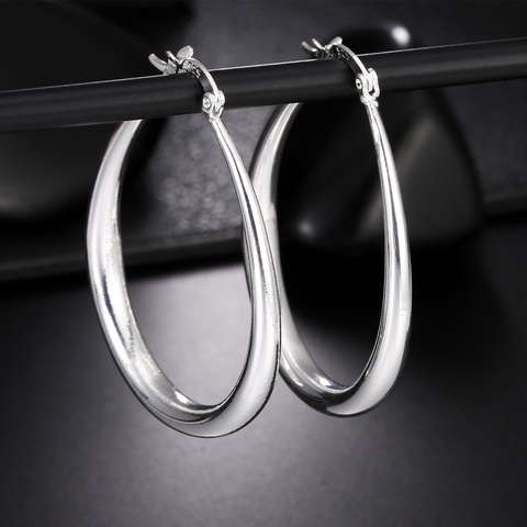 high quality Hook women lady wedding hot sale fashion  solid silver color Earring Jewelry gold color free shipping E080 ► Photo 1/5