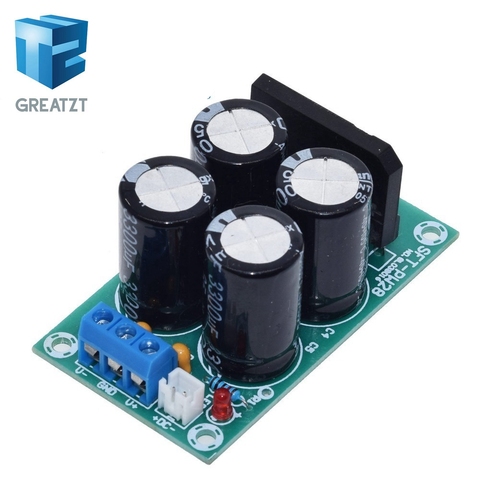 GREATZT PW28 Dual Power Filter Power Amplifier Board Rectifier High Current 25A Flat Bridge Unregulated Power Supply Board DIY ► Photo 1/6