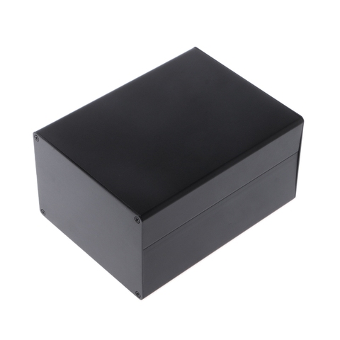 Aluminum Enclosure DIY Project Case Power Junction Box 155x120x83mm Black ► Photo 1/6