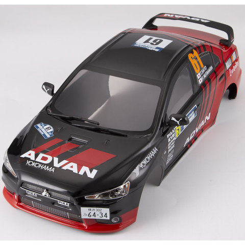 Killerbody  RC 1:10 touring electric PC car Mitsubishi Lancer Evolution X with 257mmwheelbase fit for Tamiya ► Photo 1/6