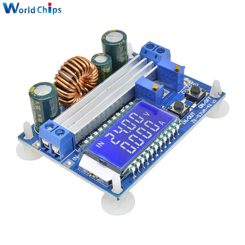 35W DC 5.5-30V to 0.5-30V Digital LCD Display Automatic Step up down Buck Boost Converter Power Supply Module Adjustable Board ► Photo 1/6