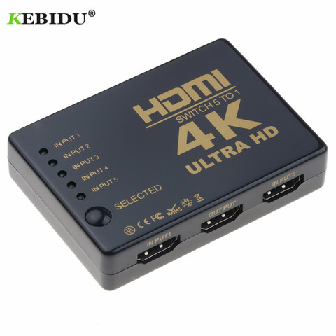 1PCS 3 Port 4K*2K 1080P Switcher HDMI Switch Selector 3x1 Splitter Box  Ultra HD for PC DVD HDTV Xbox PS3 PS4 Multimedia HOT sale - Price history &  Review