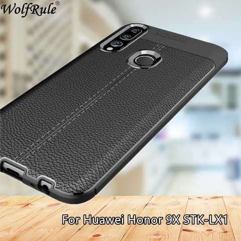 Wolfrule Cover For Huawei Honor 9X Case Fashion Style Silicone Bumper Shockproof Case For Huawei Honor 9X Case Honor 9X STK-LX1 ► Photo 1/6