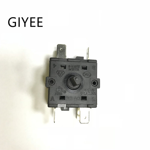 Original new 100% XK2 series heating selection switch circulating gear 6pin 4gear rotary switch 15A250V 26A125V ► Photo 1/5