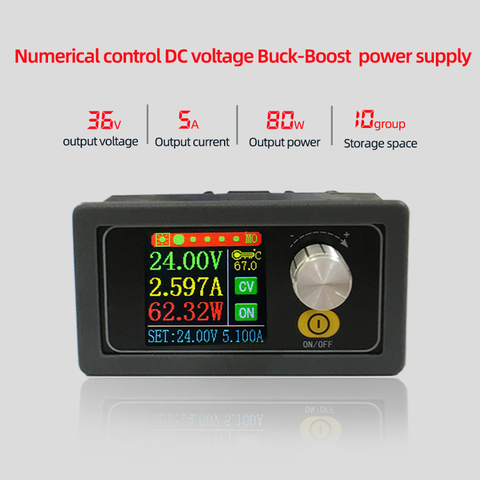 XYS3580 DC DC Buck Boost Converter CC CV 0.6-36V 5A Power Module Adjustable Regulated laboratory power supply variable ► Photo 1/6