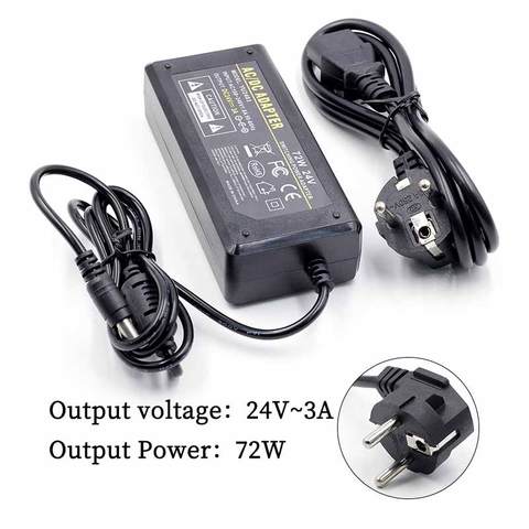 24V3A regulated DC power adapter switching power supply ► Photo 1/4
