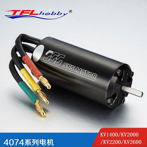 High Quality SSS 4074 KV1400 / KV2200 Brushless motor W/O Water Cooling for Electric RC Boat ► Photo 1/4