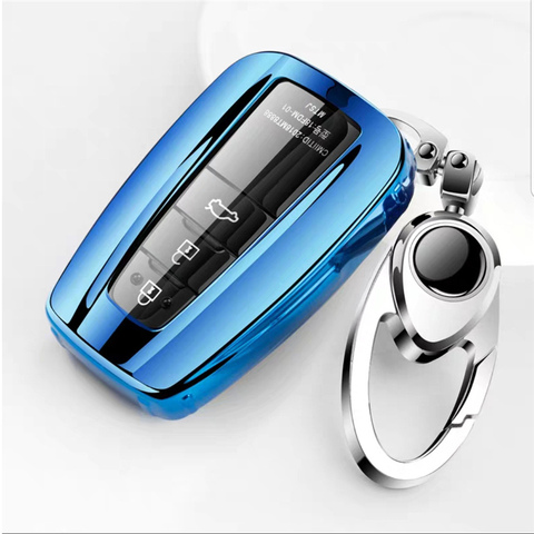 2022 New Soft TPU Car Key Case Cover For Toyota Prius Camry Corolla C-HR CHR RAV4 Prado 2022 Accessories Keychain Covers ► Photo 1/6