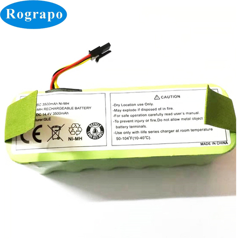 New 3500mAh Replacement Battery For Haier T322 T321 T320 T325/ Panda X500 X580 X600/ Ecovacs Mirror CR120 CR540/ Dibea X500 X580 ► Photo 1/6