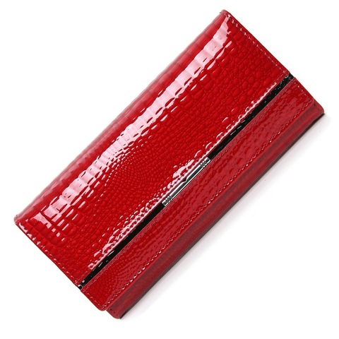 genuine leather women wallets alligator ladies leather wallets famous brand real leather wallet long female purse ► Photo 1/6