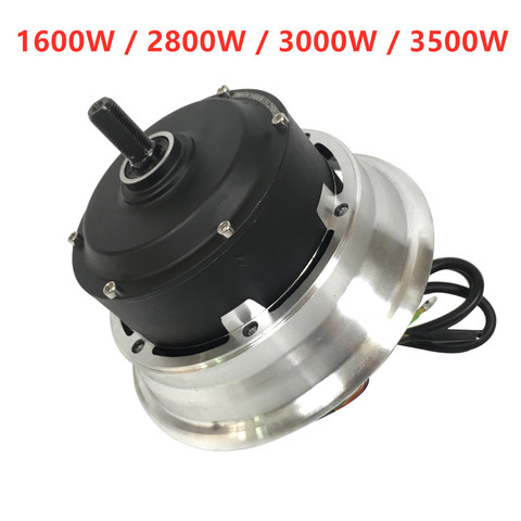 HM 60v 1600W Motor 2800W 3000W 3500W engines Motor with 60V/72V 11inch motor wheels for flj electric scooter kick scooter ► Photo 1/6