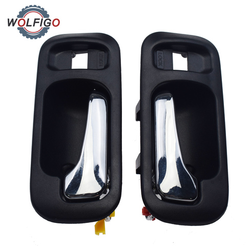 WOLFIGO Front Left Right Inner Interior Door Handle for Honda CRV 1997-2001 Odyssey 1995-1998 72124S10A11ZA 72164S10A11ZA ► Photo 1/6