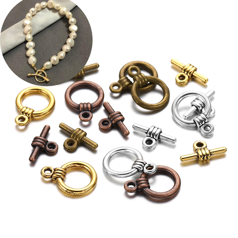 20sets/lot Metal OT Toggle Clasps Toggle Clasps Hooks Connectors For DIY Jewelry Making Findings Accessories Supplies Bracelet ► Photo 1/6