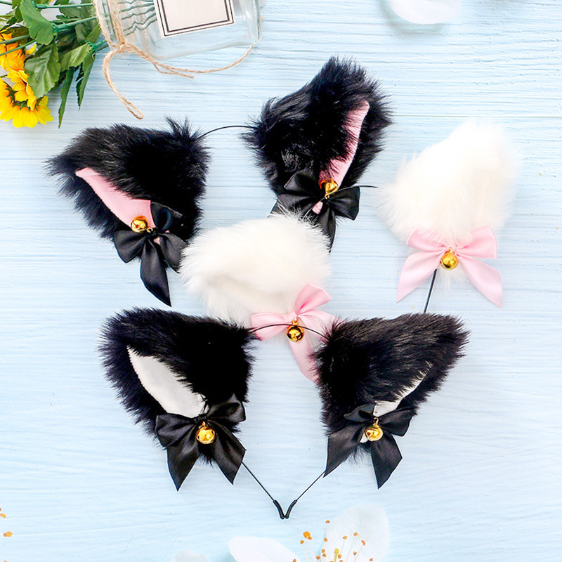 Cat Ears Tail Cosplay, Accessory Hairwear Hairband