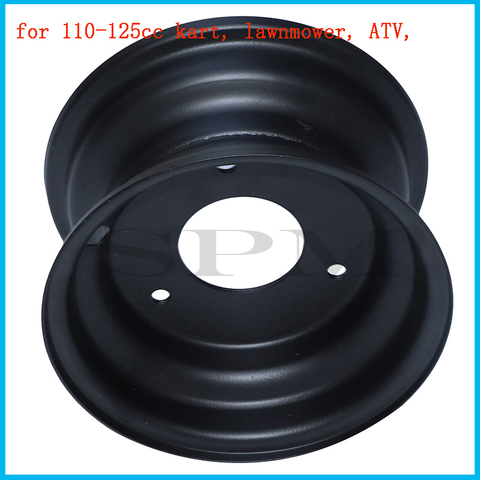 The 6-inch wheel hub uses 145 / 70-6 13x5.00-6 13x6.50-6 tire ATV 3-hole vacuum rim, suitable for 110-125cc kart, lawnmower, ATV ► Photo 1/5