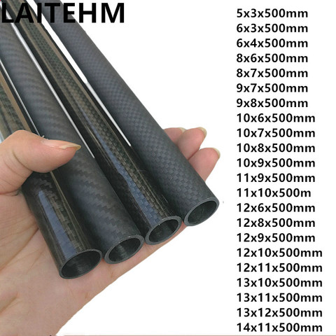 3K high strength carbon fiber tube 5 6 7 8 9 10 11 12 13MM carbon tube carbon tube 3K carbon tube ► Photo 1/3