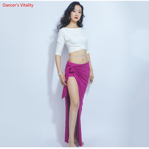 Loose Design Sexy Belly Dance Costume Top Split Long Skirt Dance Costume Oriental Dance Practice Clothes ► Photo 1/5