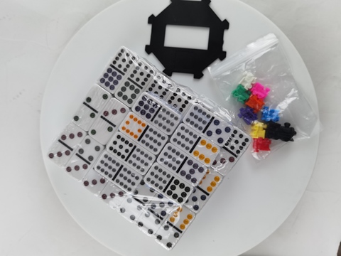 Mexican Train Domino Game with Plastic Film Packaging ► Photo 1/4