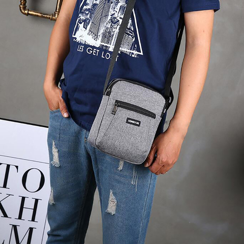 Men's Messenger Bag Crossbody Shoulder Bags Travel Bag Man Purse Small Sling Pack For Work Business ► Photo 1/6