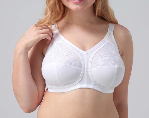 HOT Floral lace bra C D DD E F cup full sexy bras for women lingerie plus size 80-115 cotton soutien gorge femmeal bralette C12 ► Photo 1/6