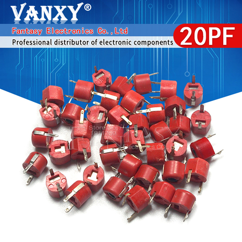 20pcs 20P 20PF 6mm JML06-1 DIP trimmer Adjustable capacitor ► Photo 1/6