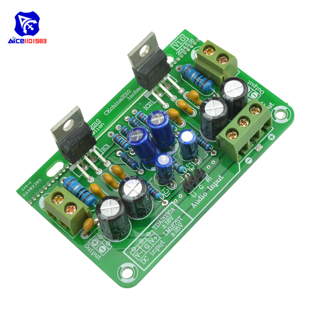 SODIAL Dual Channel TDA2030A Power Amplifier DIY Kit for Arduino