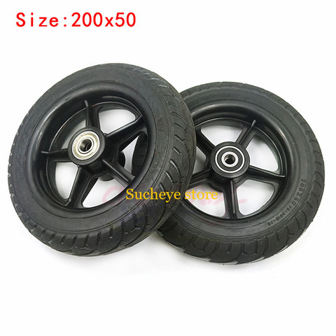 Upgrade Wheels 200x50 Solid Tire Wheel 8 Inch Non-pneumatic Tyre Wheel Hub for Kugoo S1 S2 S3 C3 MINI Electric BIKE ► Photo 1/6