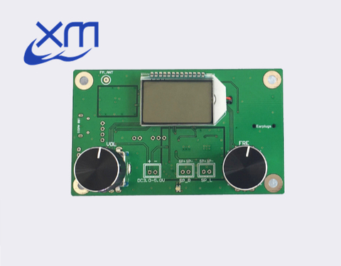 FM Radio Receiver Module Frequency Modulation Stereo Receiving PCB Circuit Board With Silencing LCD Display 3-5V LCD Module ► Photo 1/4