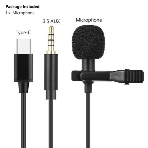 Mini Microphone Mic USB C Type-C Mic Condenser Audio Recording For Huawei Xiaomi Samsung Android Phone USB C Microphone ► Photo 1/6