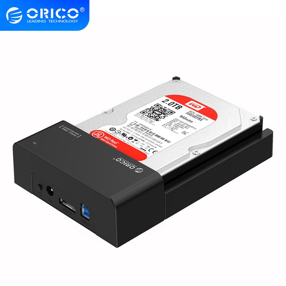 Buy Online Orico Tool Free Usb 3 0 Hdd Case Esata To 2 5 3 5 Inch Sata External Hard Disk Drive Docking Station Hdd Ssd Enclosure Box Alitools