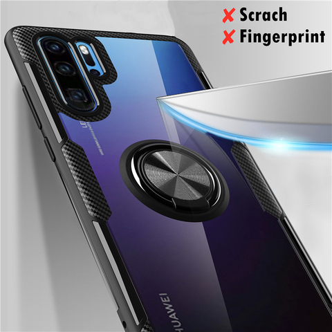 Ring Case For Honor 10i 20 10 Lite 8X 8S 7X 20S View 20 30 Pro Plus Magnet Shockproof Case Cover For Huawei P40 P30 P20 Lite Pro ► Photo 1/6