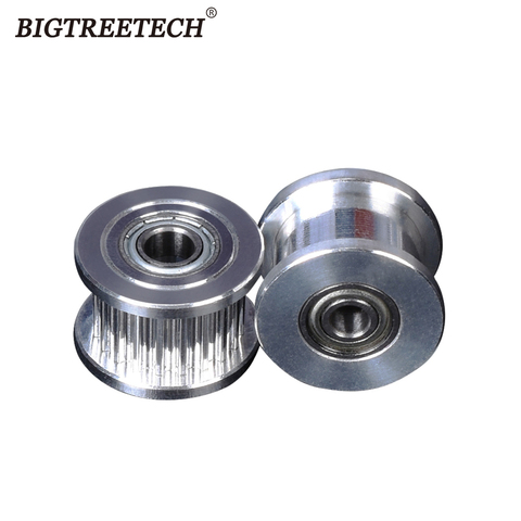 GT2 Idler Pulley 20 Teeth synchronous Wheel Idler Pulley Bore 3mm 4mm 5mm 3D Printer parts for GT2 Timing Belt Width 6MM ► Photo 1/5