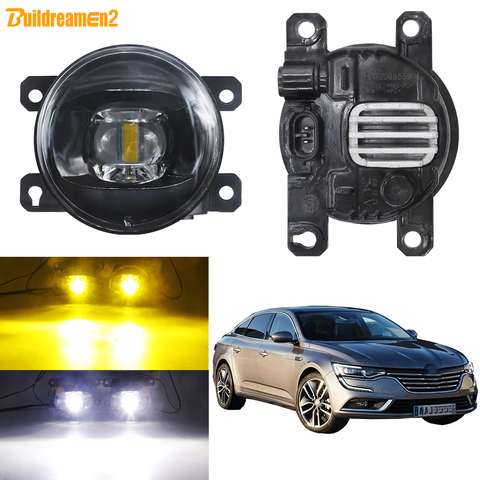 Fog Light Assembly For Renault Talisman 2016 2017 2022 Car 30W Front Bumper LED Lens Fog Lamp Daytime Running Light H11 12V ► Photo 1/6