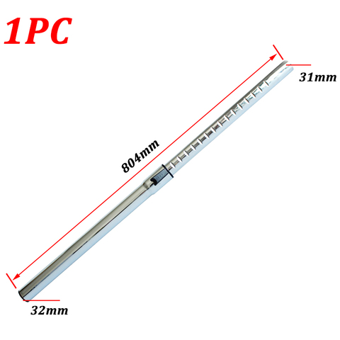 1PC Stainless Steel Straight Extension Pipe Tube for Philips Electrolux Midea 32mm Vacuum Cleaner Parts Accessories ► Photo 1/6