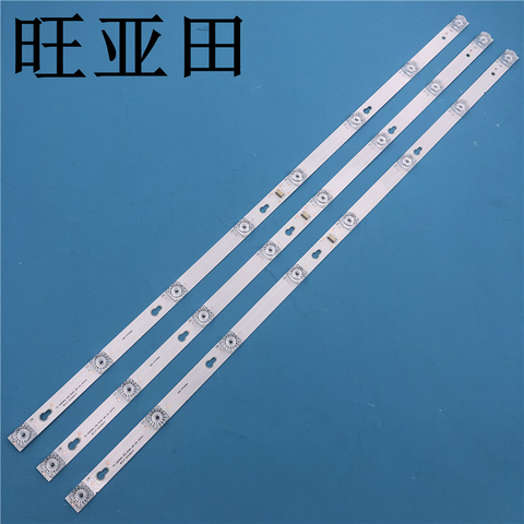 New Kit 3 PCS 8LED 69cm LED backlight strip for L40F3301B L40P-F 4C-LB4008-HR01J 40D2900 40HR330M08A6 V8 L40E5800A L40F3301B ► Photo 1/5