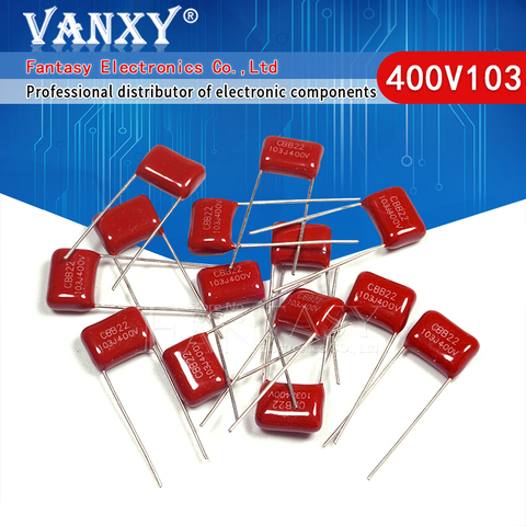 10PCS 400V103J 0.01UF 10NF 103 400V Pitch 10MM CBB Polypropylene film capacitor ► Photo 1/6