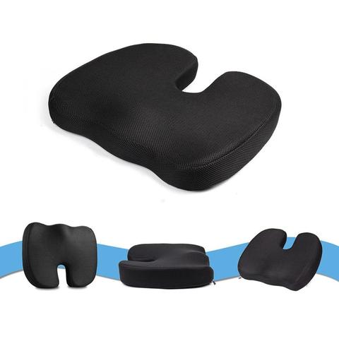 New Car U-Shape Seat Cushion Travel Breathable Seat Cushion Coccyx Orthopedic Memory Foam U Seat Massage Chair Cushion Pad ► Photo 1/6