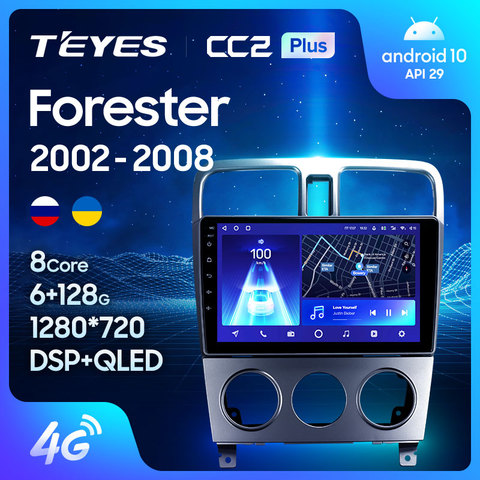 TEYES CC2L CC2 Plus For Subaru Forester SG 2002 - 2008 Car Radio Multimedia Video Player Navigation GPS Android No 2din 2 din dvd ► Photo 1/6