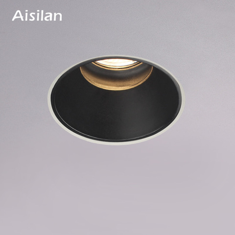 Aisilan LED recessed downlight Frameless anti-glare for living room corridor bedroom cutout size 8cm spot light lamp ► Photo 1/6