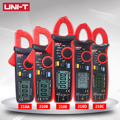 UNI-T UT210E UT210 series Digital Clamp Meters AC DC Current Voltage True RMS Auto Range VFC Capacitance Non Contact Multimeter ► Photo 1/6