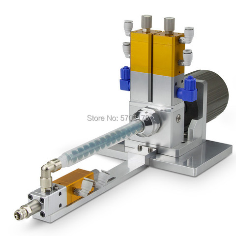 BY-105F Anti-drip electric stirring ab double liquid glue coating equipment dynamic mixing valve ► Photo 1/6