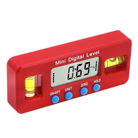 Mini Magnetic Digital Display Protractor Inclinometer Water Proof Level Box Angle Measuring Finder Level Digital Bevel Gauge ► Photo 1/6