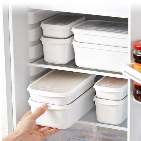 Refrigerator storage box special sealed box home kitchen transparent multi-function plastic box with lid food storage box ► Photo 1/6