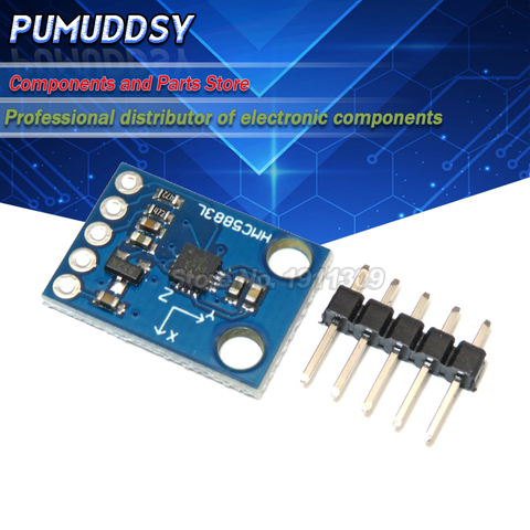 1PCS GY-273 HMC5883L Triple Axis Compass Magnetometer Sensor Module For 3.3 v 5 v new ► Photo 1/1