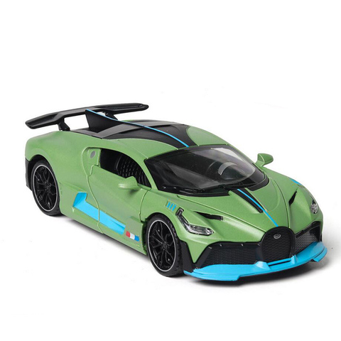 High Simulation 1/32 Bugatti DIVO Metal Sports Car Model Toy Car Alloy Diecast Sound Light Pull Back Collection Car V615 ► Photo 1/1