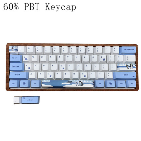 60% PBT OEM Keycap Set Mechanische Toetsenbord keycap Voor GH60 RK61 /ALT61/Annie /poker keycap GK61 ► Photo 1/6