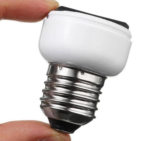 E27/b22/e14 Abs Us/eu Plug Connector Accessories Bulb Holder Lighting Fixture Bulb Base Screw Adapter White Lamp Socket ► Photo 1/6