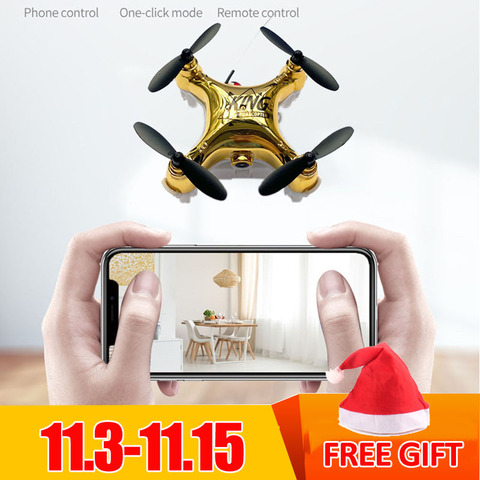 Mini Drone With/Without HD Camera Hight Hold Mode RC Quadcopter RTF WiFi FPVQuadcopter Follow Me RC Helicopter Quadrocopter Kid' ► Photo 1/6